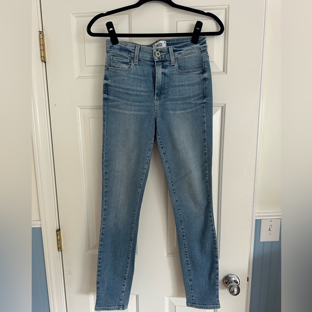 PAIGE Hoxton Ankle Skinny Jeans High-Rise Style